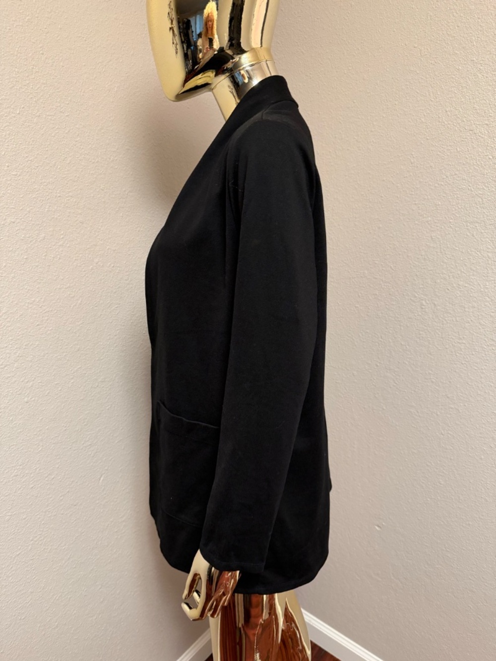 Eileen Fisher blk jacket, XS - Picture 3 of 5